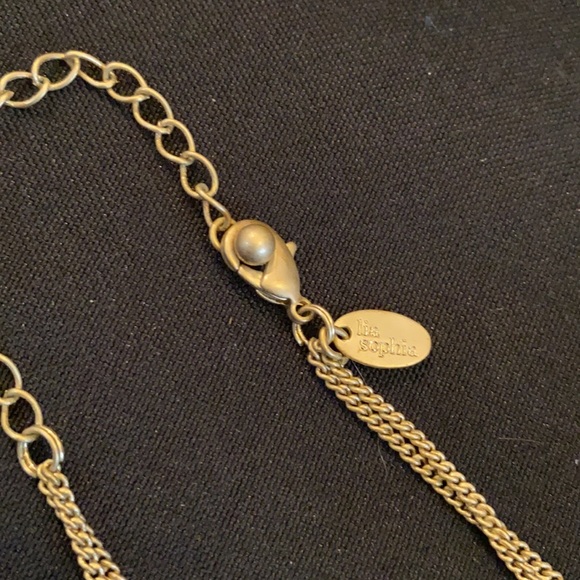 Beautiful Golden Lia Sophia Tassel Necklace - Picture 6 of 10